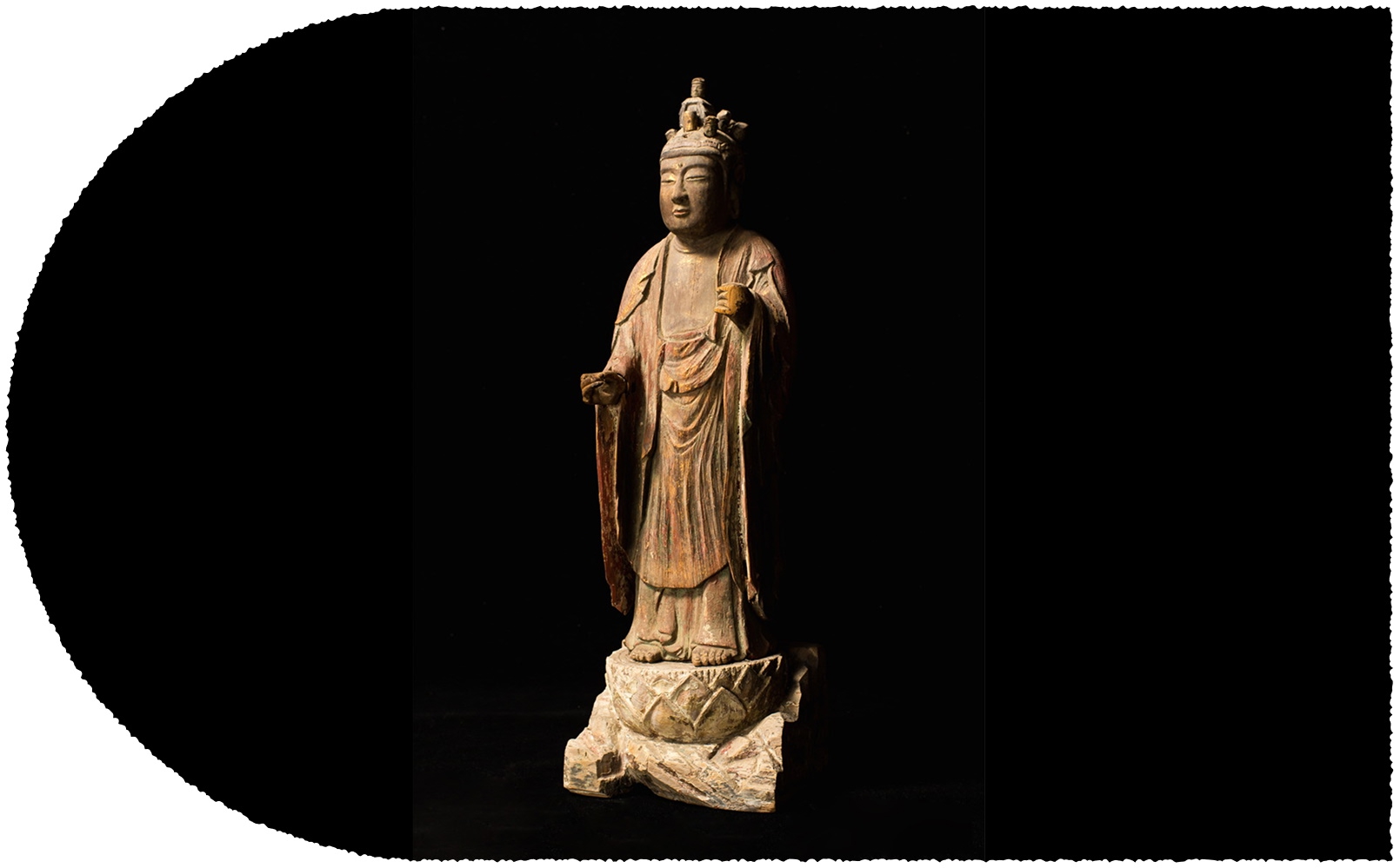 写真：城山観音堂の十一面観音菩薩像