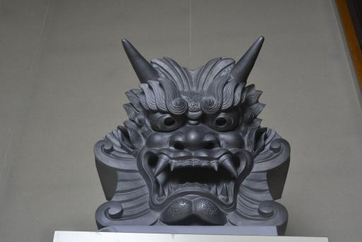 画像：屋根飾瓦細工