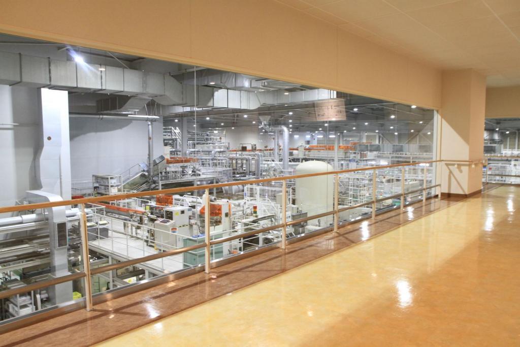 サントリー九州熊本工場の内観の写真