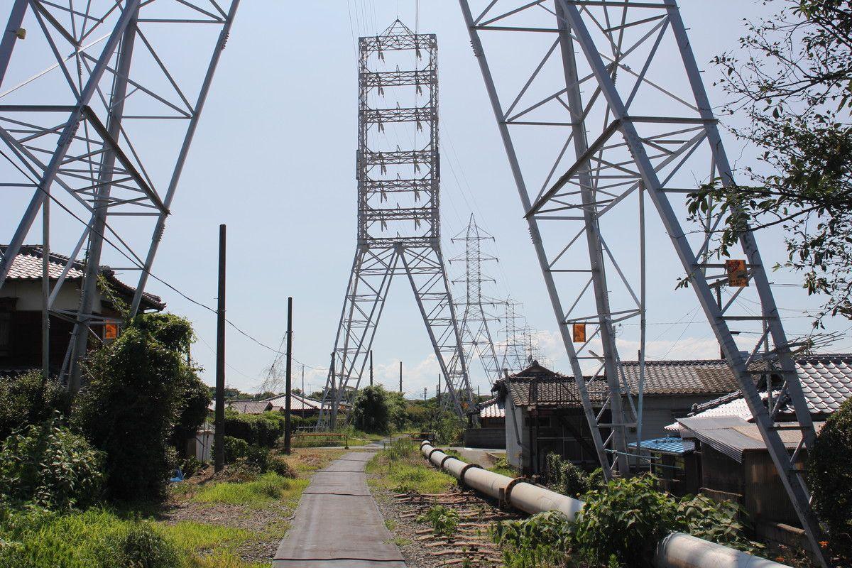 画像：三池炭鉱専用鉄道敷跡