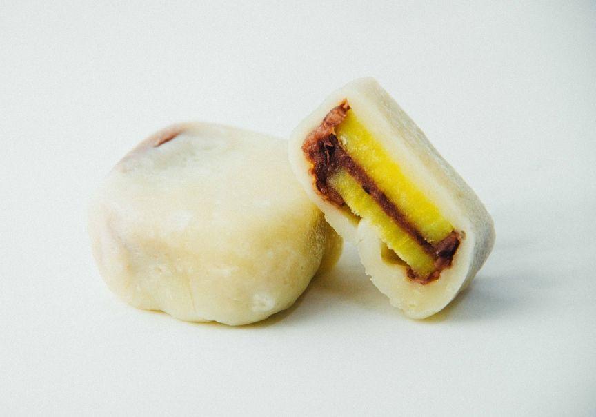 写真：いきなり団子の断面