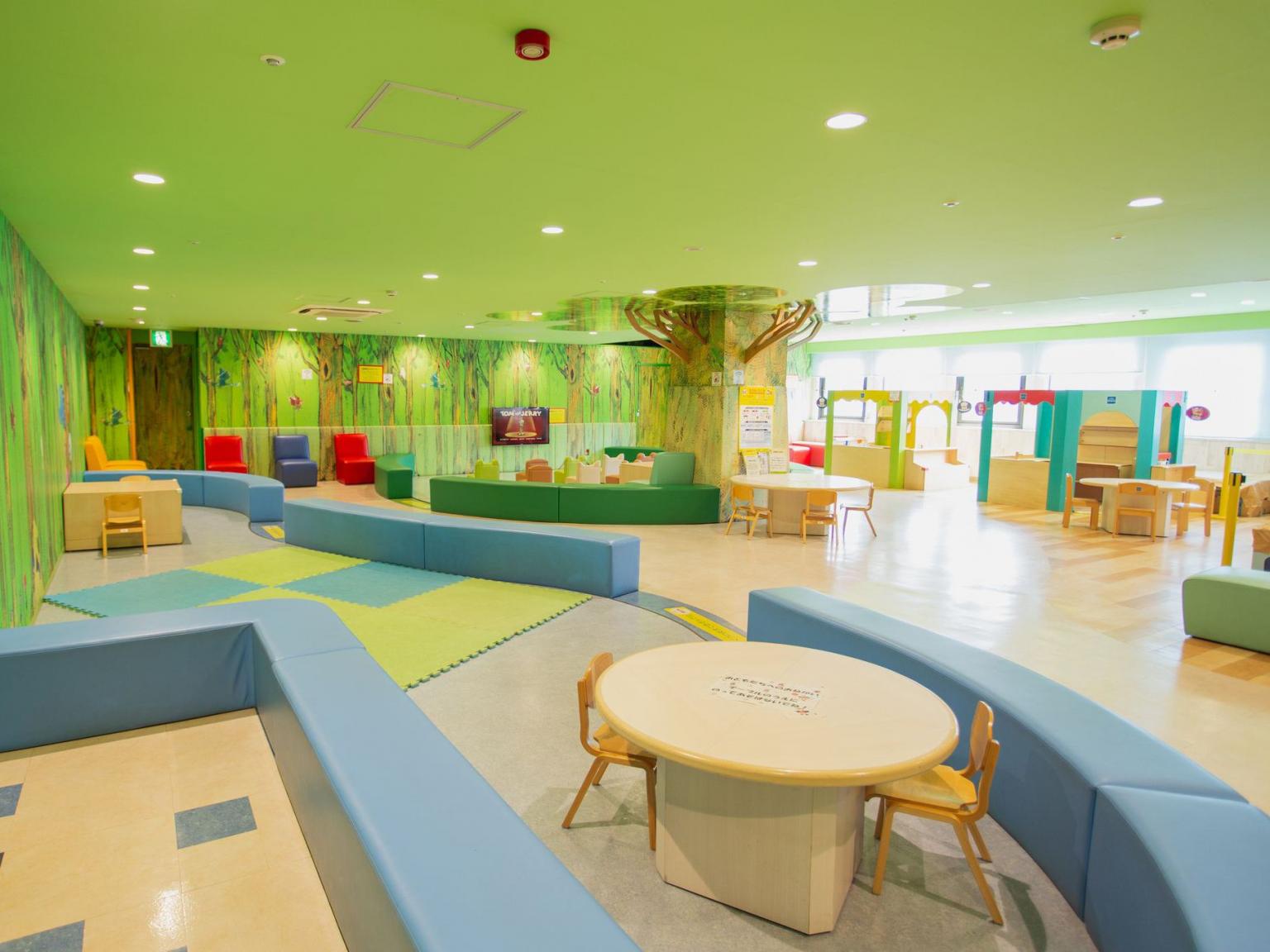 休憩スペースの写真