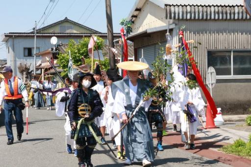 画像：印鑰神社鮒取神事