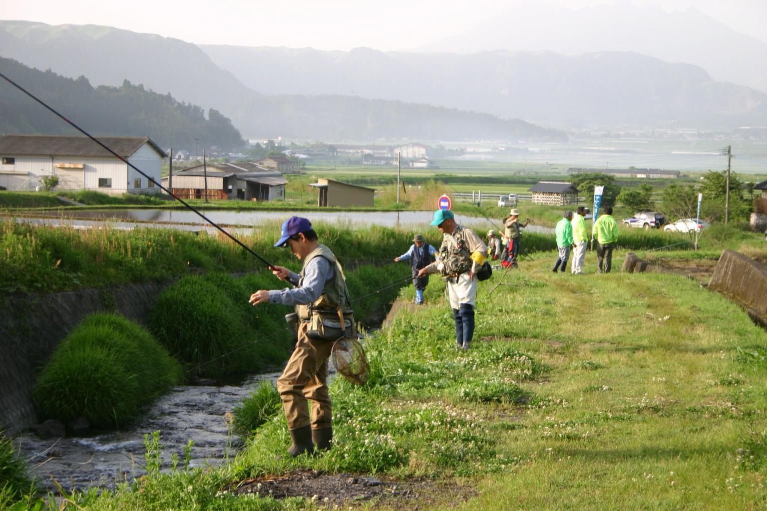 第１回 Aso 古代の里ヤマメ釣り大会 イベント 公式 熊本県観光サイト もっと もーっと くまもっと