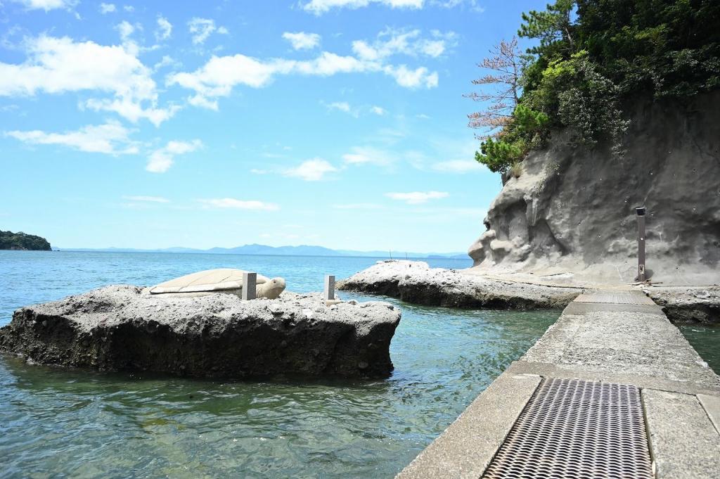 写真：公園は海がすぐそば