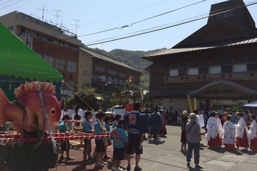 写真：日奈久温泉丑の湯祭り