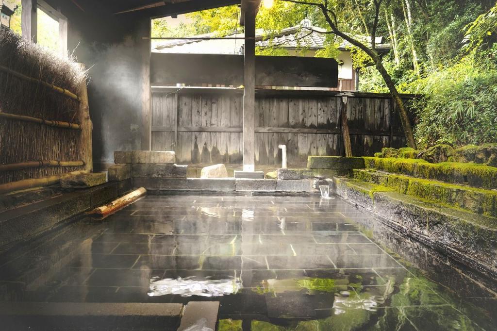 写真：平山温泉地にある温泉施設の写真