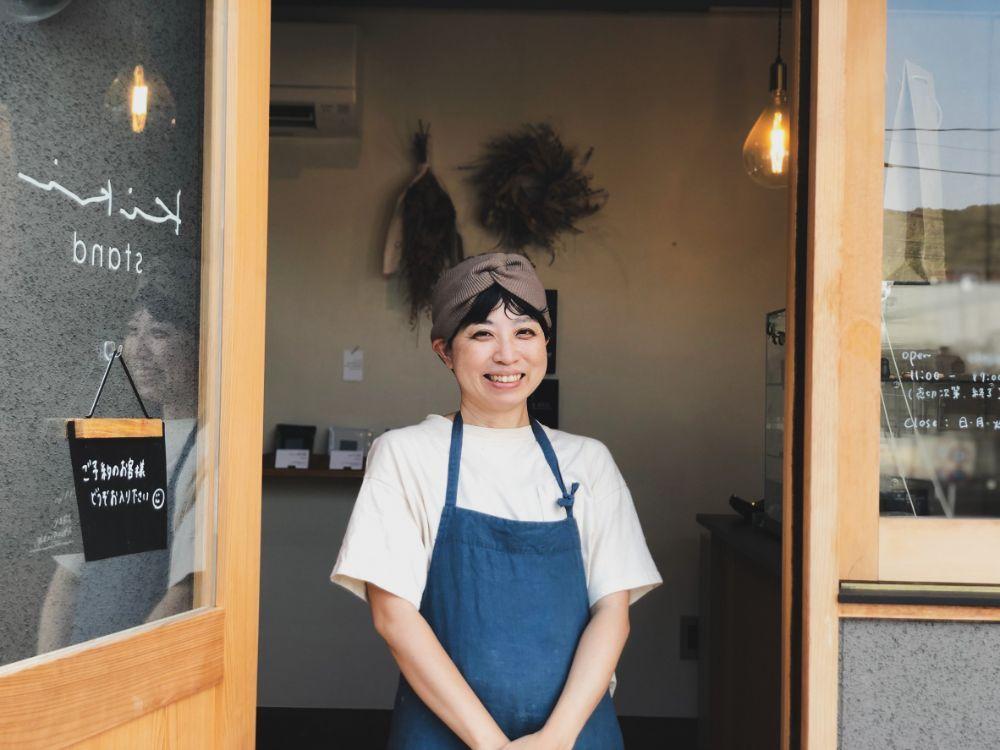写真：店主の小澤香子さん