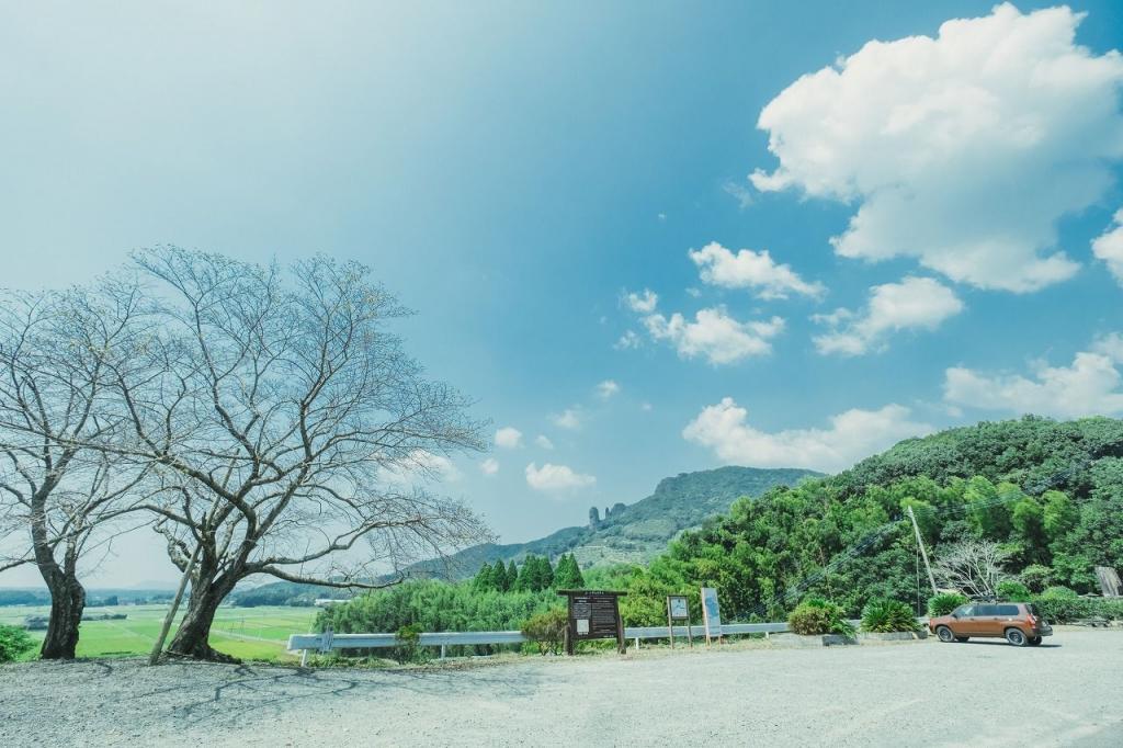 写真：蒲生の池の駐車場