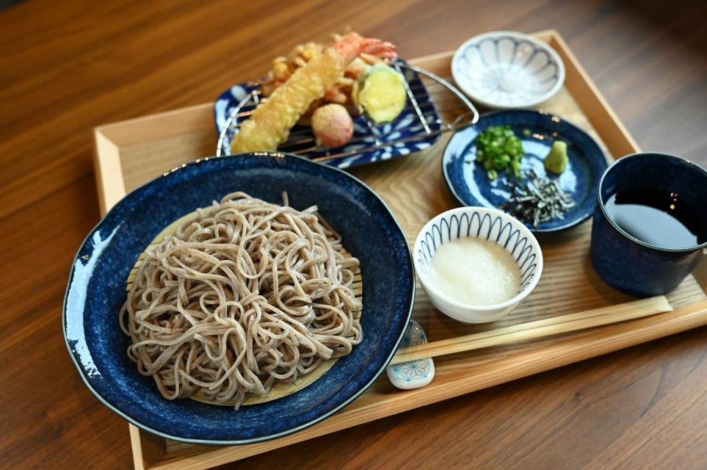 写真：人気メニューの「カフェ蕎麦」