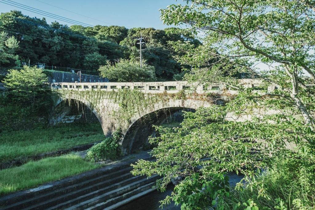 写真：展望所から見える岩本橋