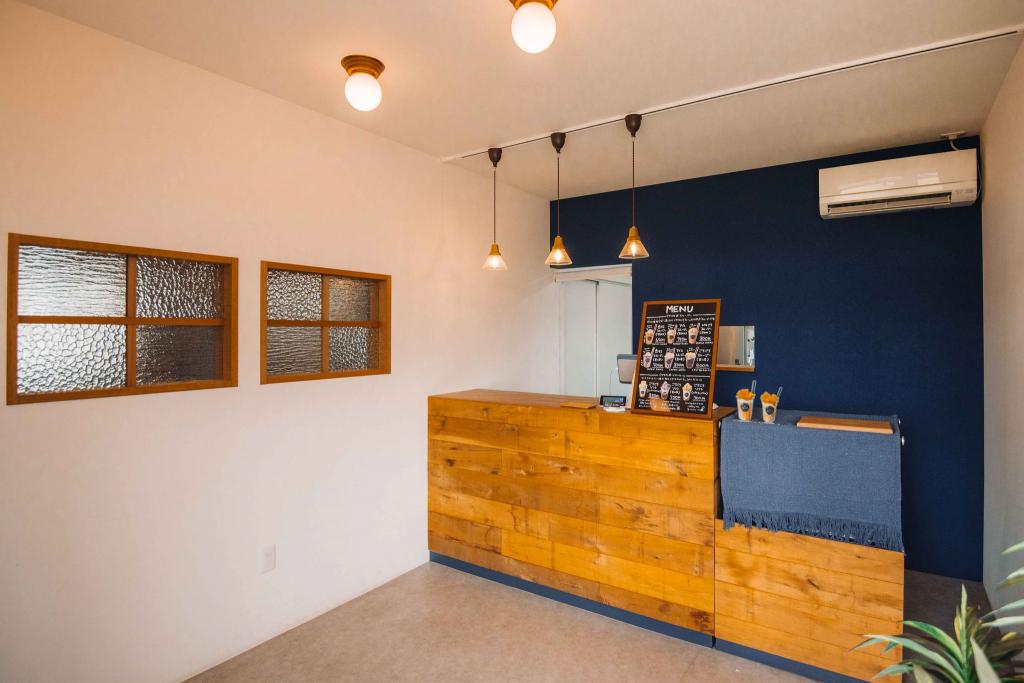 お店の注文カウンター