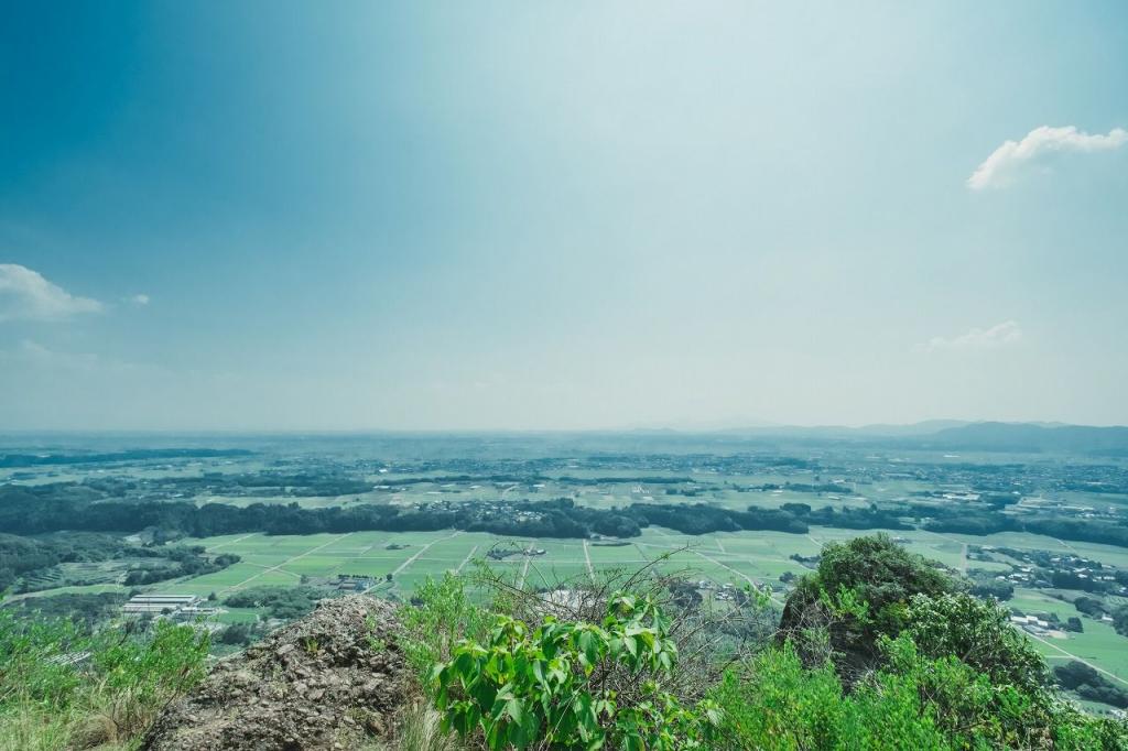 写真：阿蘇の山々確認できる景色