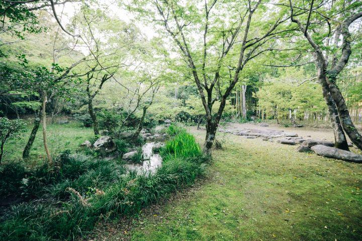 江戸時代の庭園の雰囲気の画像