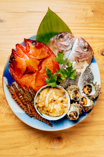 写真：海鮮バーベキューセット