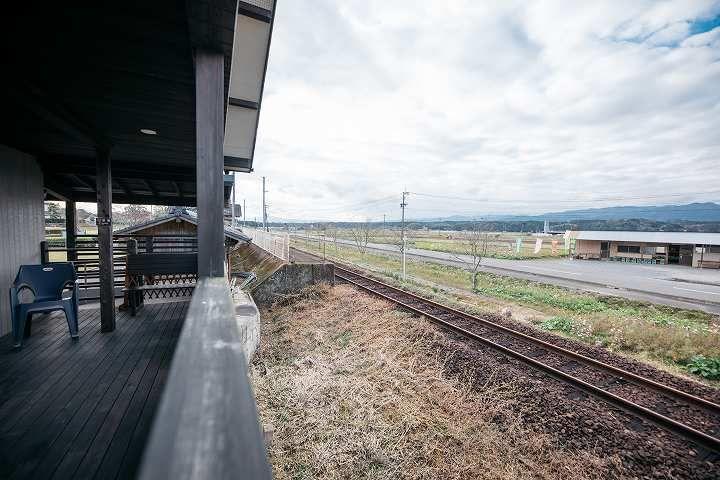 写真：くま川鉄道の線路