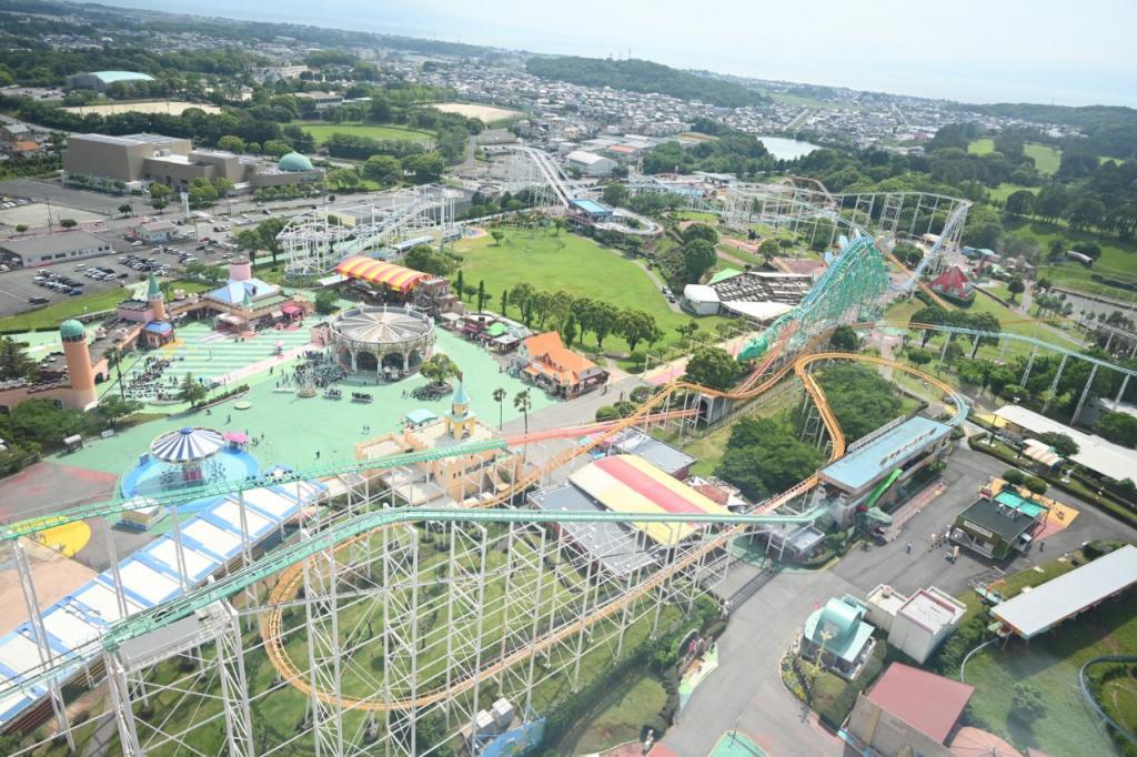 写真:観覧車から見える園内の様子