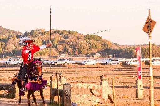画像：梅林天満宮流鏑馬