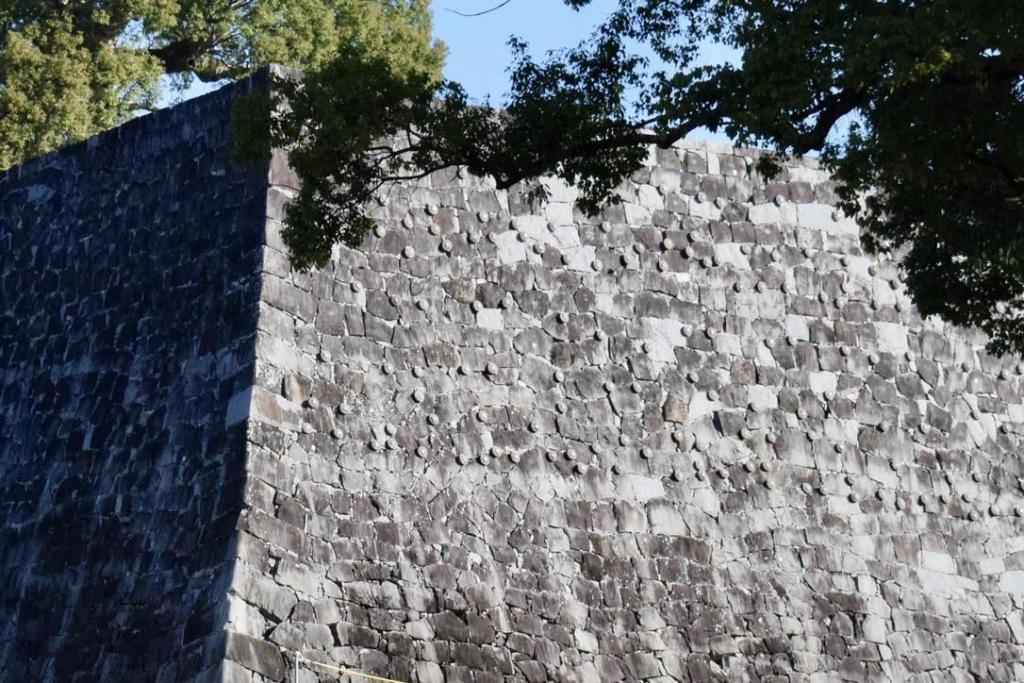 画像:飯田丸五階櫓の石垣