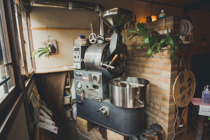 「直火式焙煎機」の写真