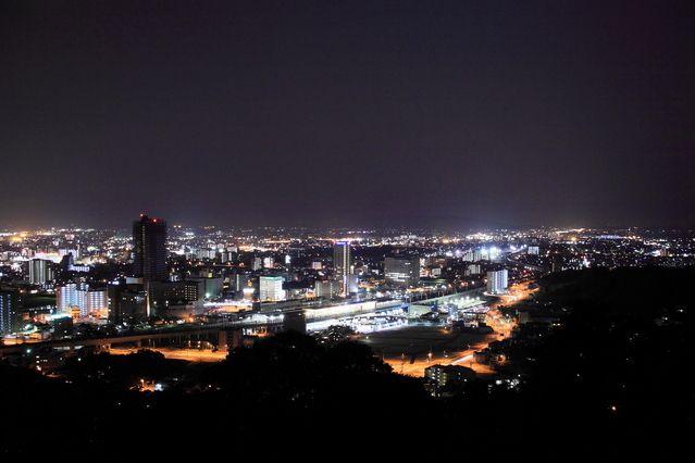 花岡山からの夜景画像