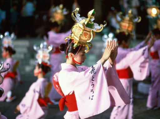 山鹿灯籠の様子画像