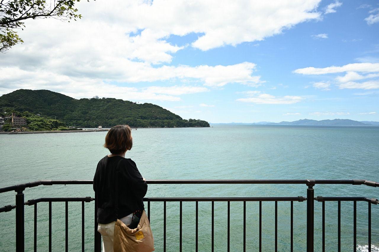 写真：湯の児温泉から見る不知火海