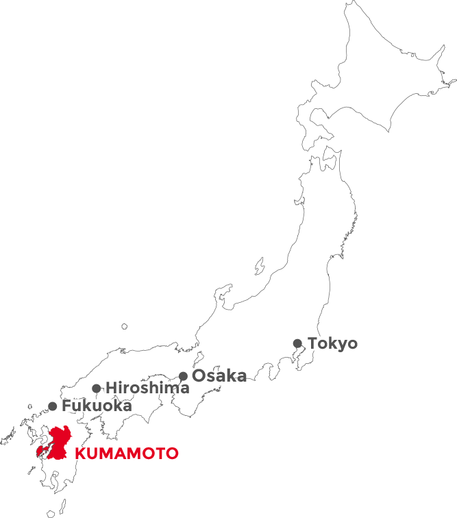 Kumamoto map