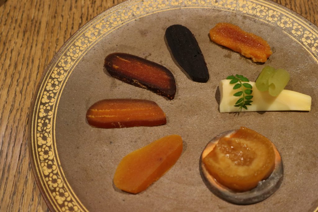 Karasumi — dried mullet roe specialty at Fukiya