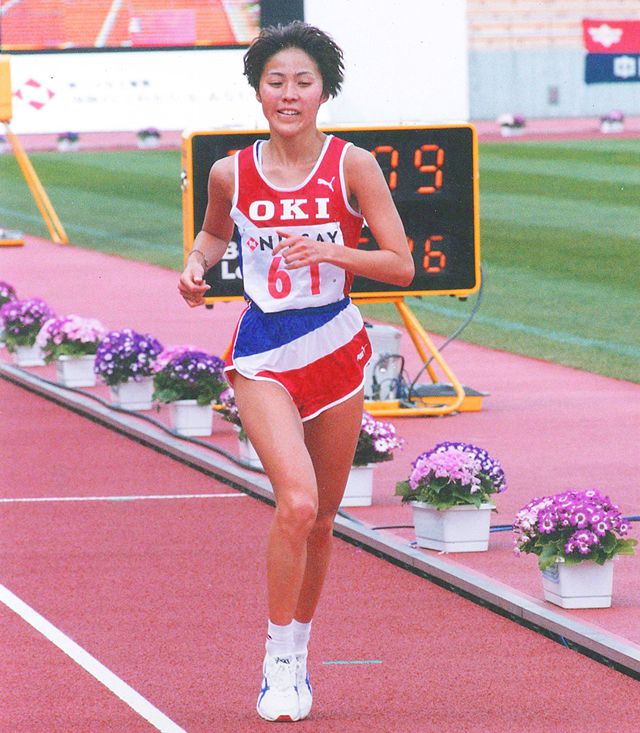 1999年、名古屋国際女子マラソンの写真