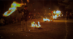 阿蘇神社火振神事