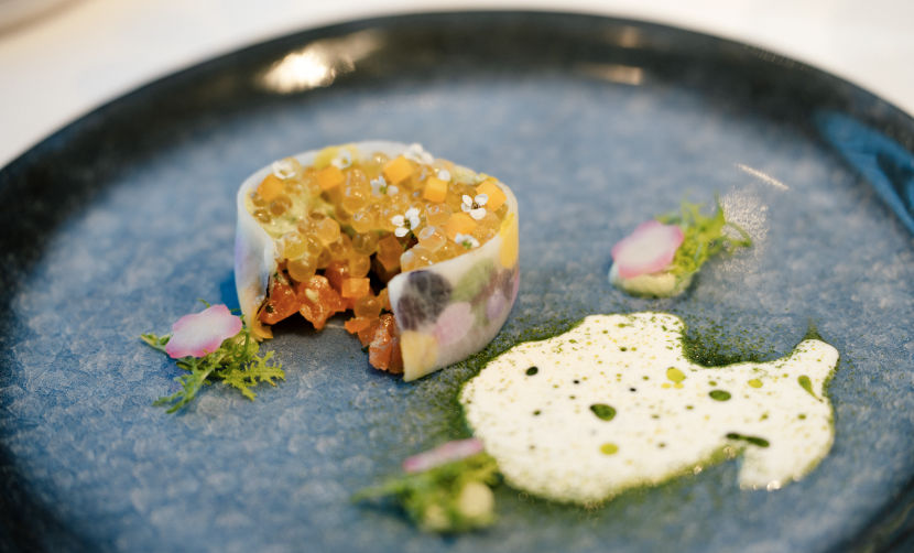 阿蘇青々窯の皿