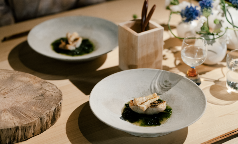 菊池源吾牛の薪焼きと白ごはん