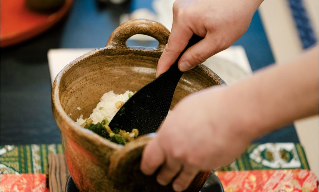 小岱焼健軍窯の器