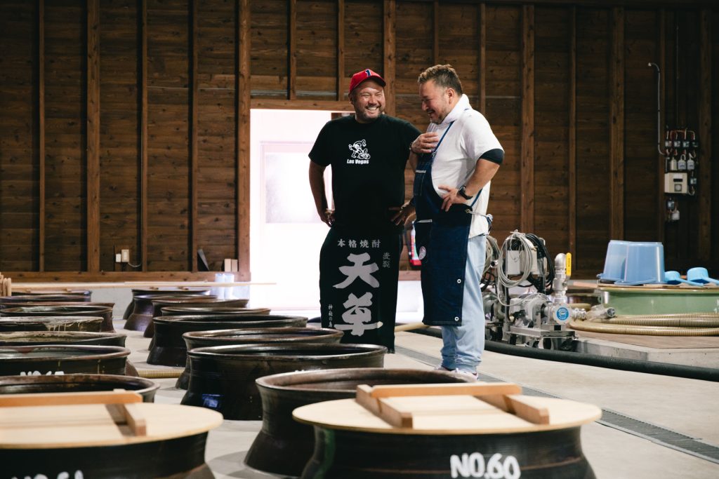 天草酒造の焼酎「池の露」