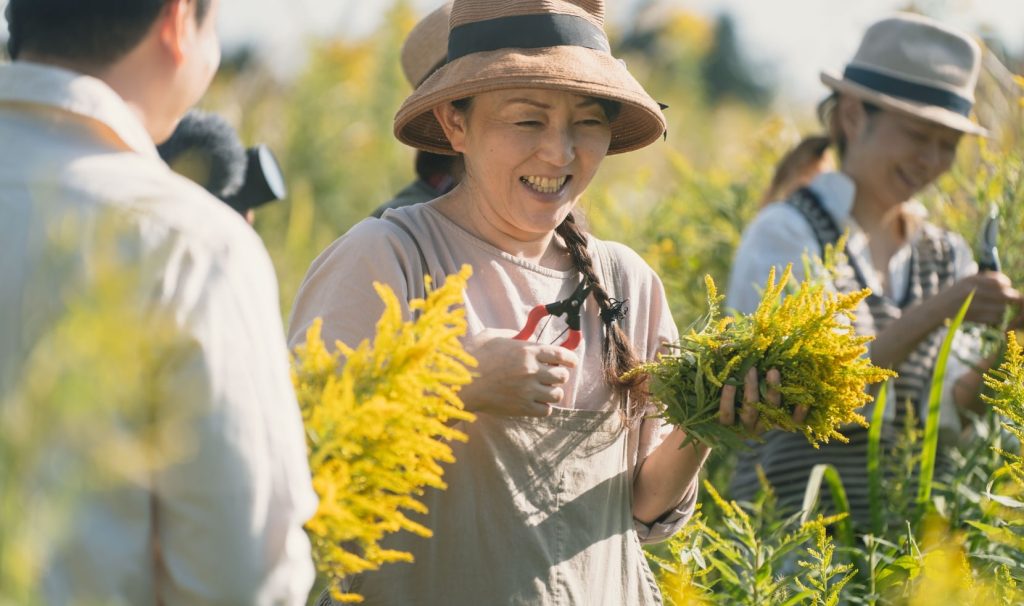 ブーケのようなボタニカルティー