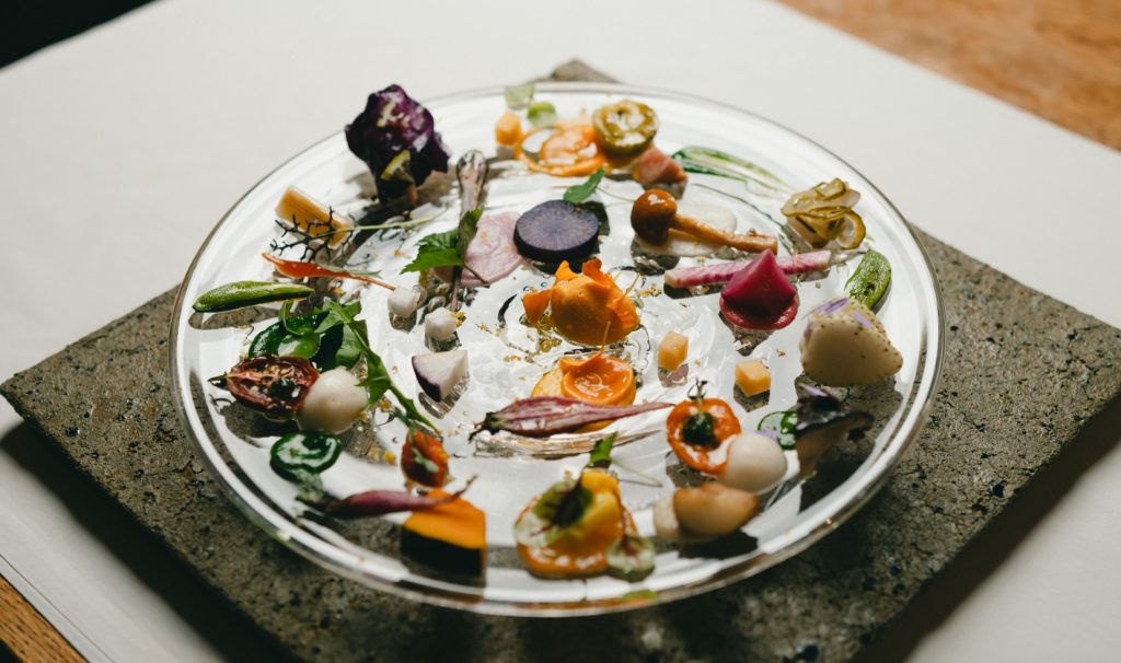 季節野菜の菜園風