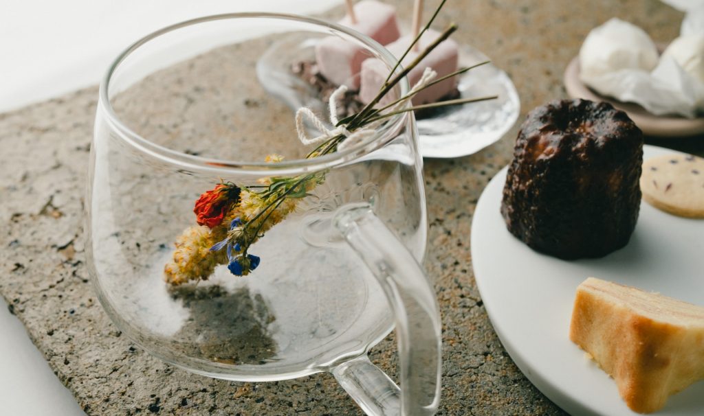 ボタニカルティーをいただく