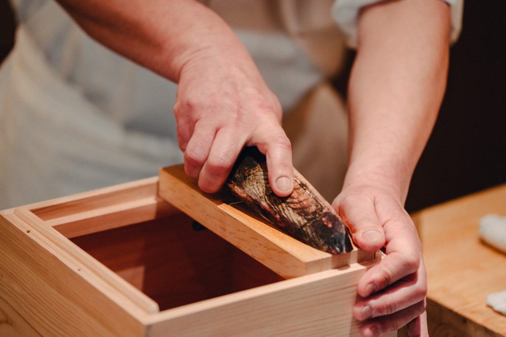 Baumkuchenの削り箱