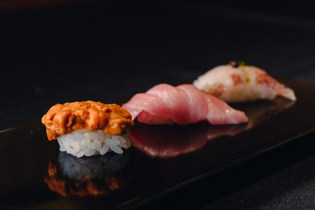 小鯛・大トロ・ムラサキウニ