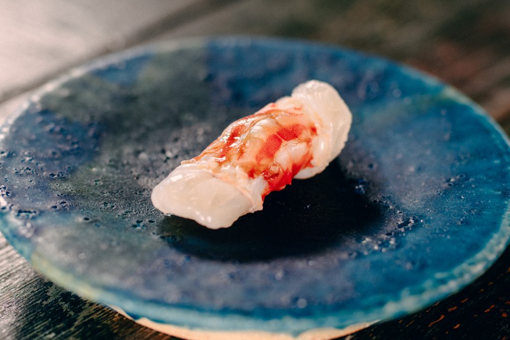 車海老の観音開き寿司