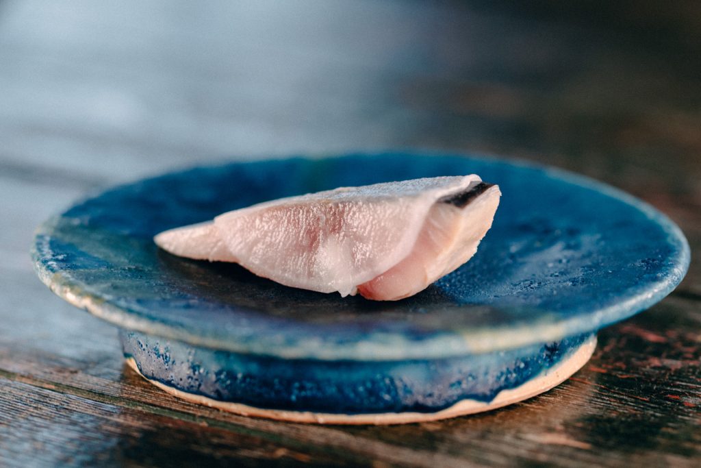 サバのうぐいす握り