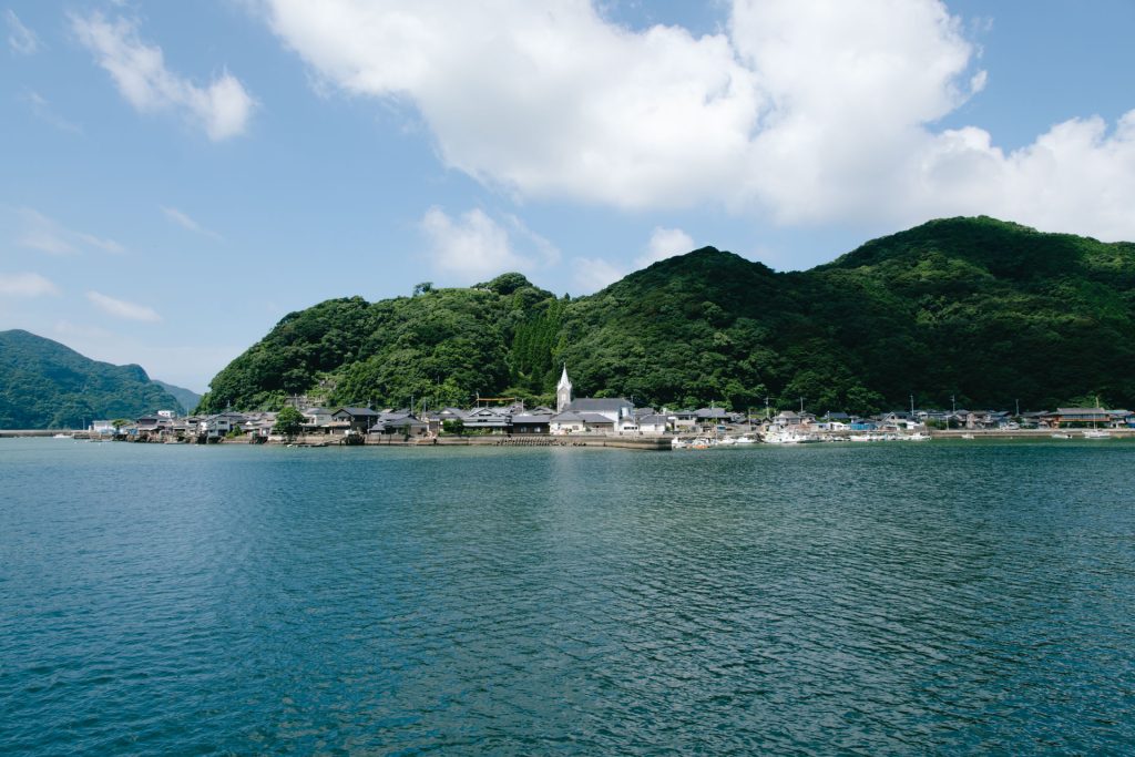 﨑津集落の漁港