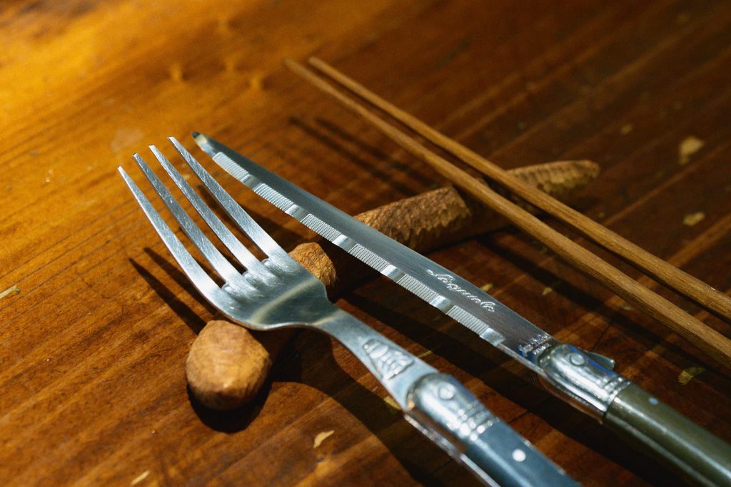 畑のサラダ・盛り付け