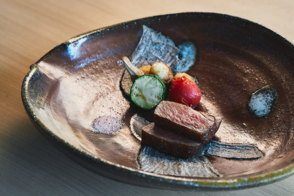 特選黒毛和牛サーロイン炭火焼き