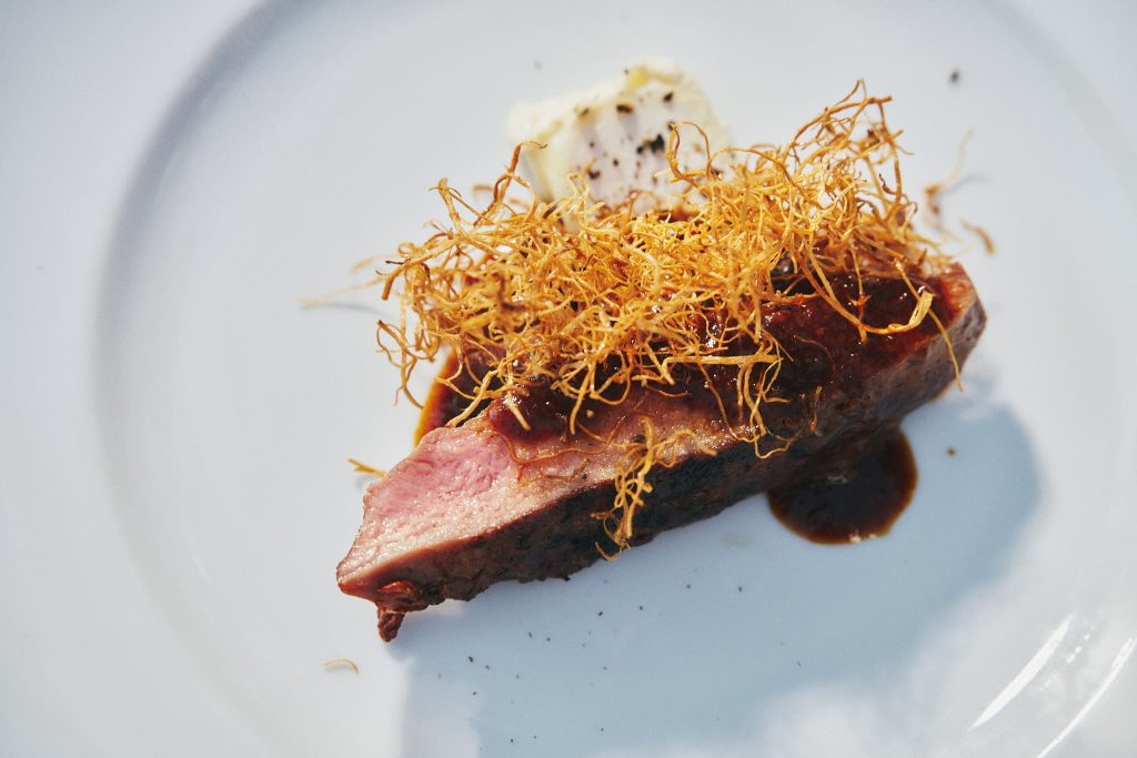 玉名牧場仔牛の炭焼き