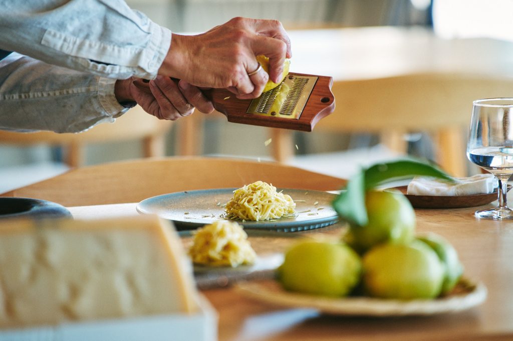 パスタの仕上げ