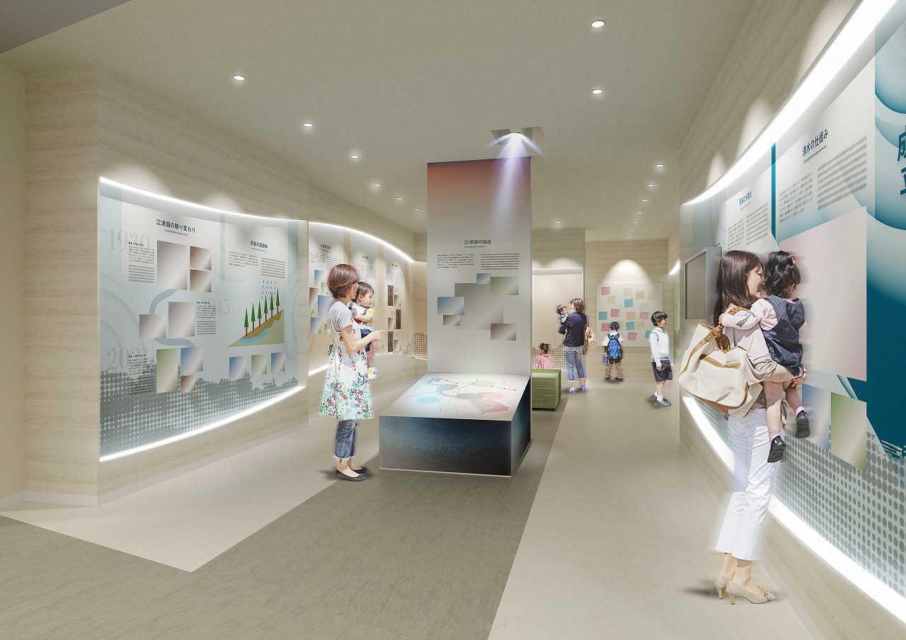 江津湖に関する暮らしの文化の紹介（展示パネルと自動音声ガイド）